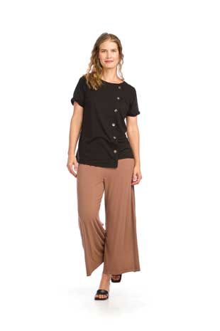 PP-16839 - BAMBOO KNIT CULOTTE PANTS - Colors: BLACK, NAVY, MOCHA - Available Sizes:XS-XXL - Catalog Page:72 